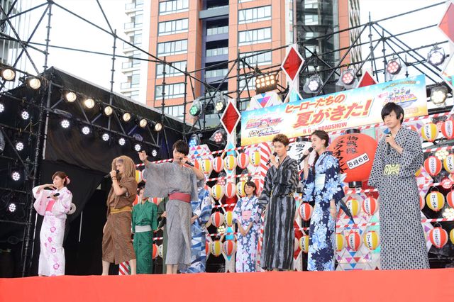 ヒーローたちが浴衣で集結！『劇場版　仮面ライダーゴースト 100の眼魂とゴースト運命の瞬間』『劇場版　動物戦隊ジュウオウジャー　ドキドキ　サーカス　パニック！』イベント ギャラリー（50枚目）