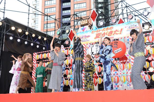 ヒーローたちが浴衣で集結！『劇場版　仮面ライダーゴースト 100の眼魂とゴースト運命の瞬間』『劇場版　動物戦隊ジュウオウジャー　ドキドキ　サーカス　パニック！』イベント ギャラリー（51枚目）