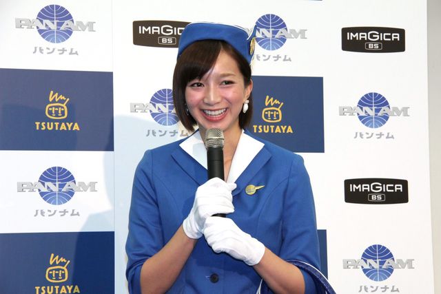 芹那がコスプレ姿を披露！海外ドラマ「PAN AM/パンナム」DVD発売記念イベントフォトギャラリー：フォトギャラリー