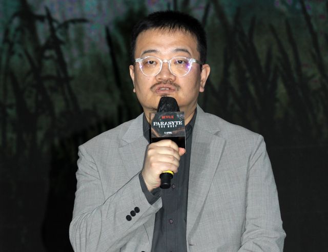 Netflixシリーズ「寄生獣－ザ・グレイ‐」制作報告会の様子（14枚目）