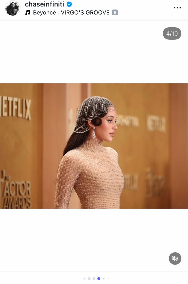 第32回米俳優賞（旧SAG賞）授賞式でのチェイス・インフィニティ（2枚目）