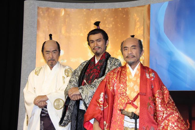「軍師官兵衛」で3人の天下人を演じている寺尾聰、江口洋介、竹中直人