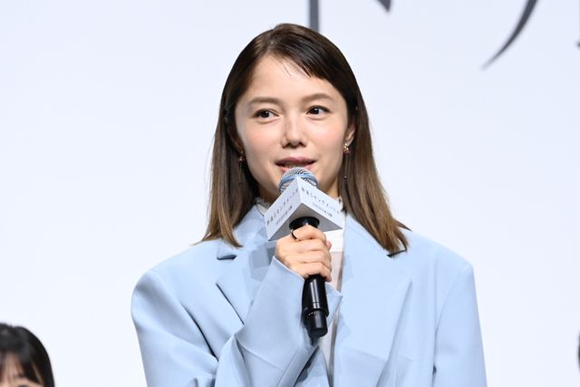 妊娠発表の高畑充希、黒ジャケット＆スカートで魅了！映画『秒速5センチメートル』完成報告会（11枚目）