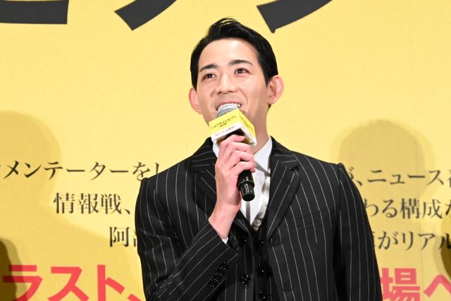 阿部寛、最初は“めるる”が怖かった…映画『ショウタイムセブン』公開記念舞台あいさつ（6枚目）