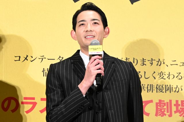 阿部寛、最初は“めるる”が怖かった…映画『ショウタイムセブン』公開記念舞台あいさつ（7枚目）