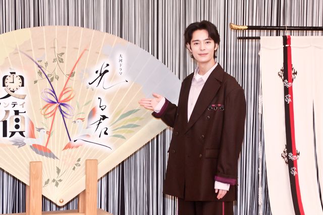 美しすぎる一条天皇役で人気！塩野瑛久『歴史探偵「光る君へコラボスペシャル2 源氏物語」』取材会の様子（3枚目）