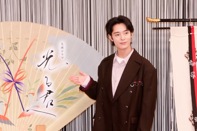 美しすぎる一条天皇役で人気！塩野瑛久『歴史探偵「光る君へコラボスペシャル2 源氏物語」』取材会の様子（8枚目）