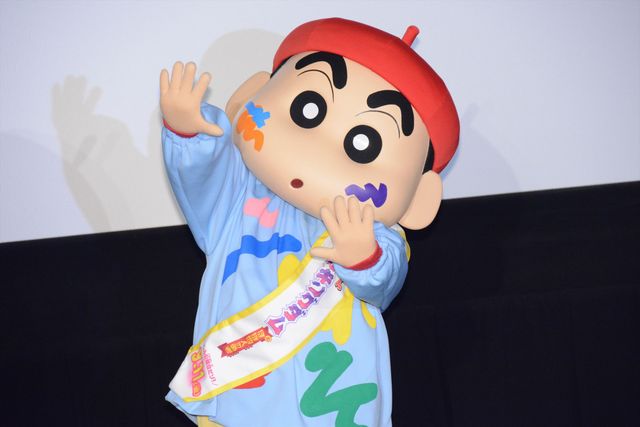 『映画クレヨンしんちゃん　激突！ラクガキングダムとほぼ四人の勇者』公開記念舞台あいさつ（14枚目）