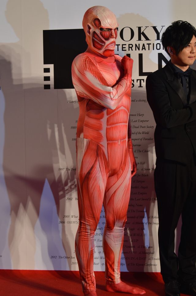 岸明日香「アップルシード」デュナンのコスプレ！ミギー＆巨人くん＆ベイマックスも異色競演！東京国際映画祭レッドカーペット写真ギャラリー＜その4＞（13枚目）