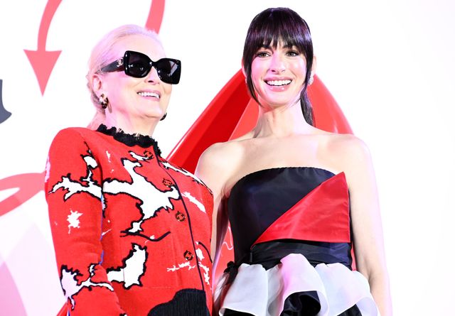 来日中のメリル・ストリープ＆アン・ハサウェイ