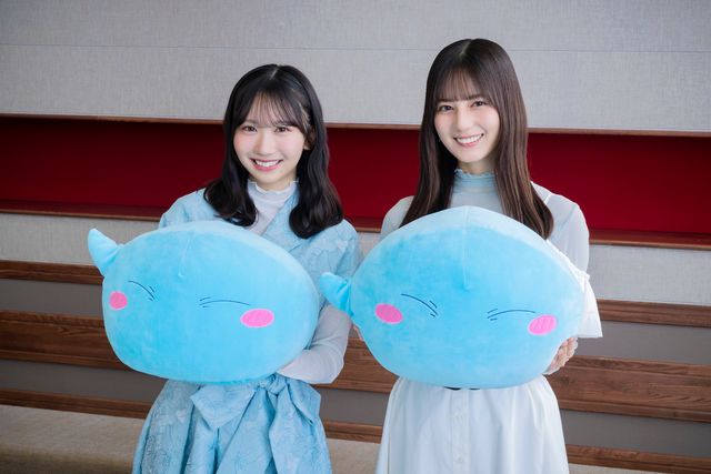 日向坂46・小坂菜緒＆藤嶌果歩が仲良くアフレコ！『劇場版　転生したらスライムだった件　蒼海の涙編』（4枚目）