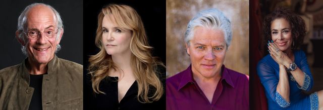 左から、クリストファー・ロイド、リー・トンプソン、トーマス・F・ウィルソン、クローディア・ウェルズ