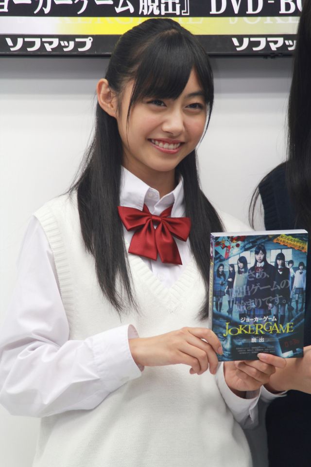 “ももクロの妹分”エビ中の鈴木＆松野　映画『ジョーカーゲーム 脱出』DVD発売記念イベント（3枚目）