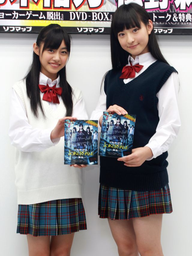 “ももクロの妹分”エビ中の鈴木＆松野　映画『ジョーカーゲーム 脱出』DVD発売記念イベント（11枚目）