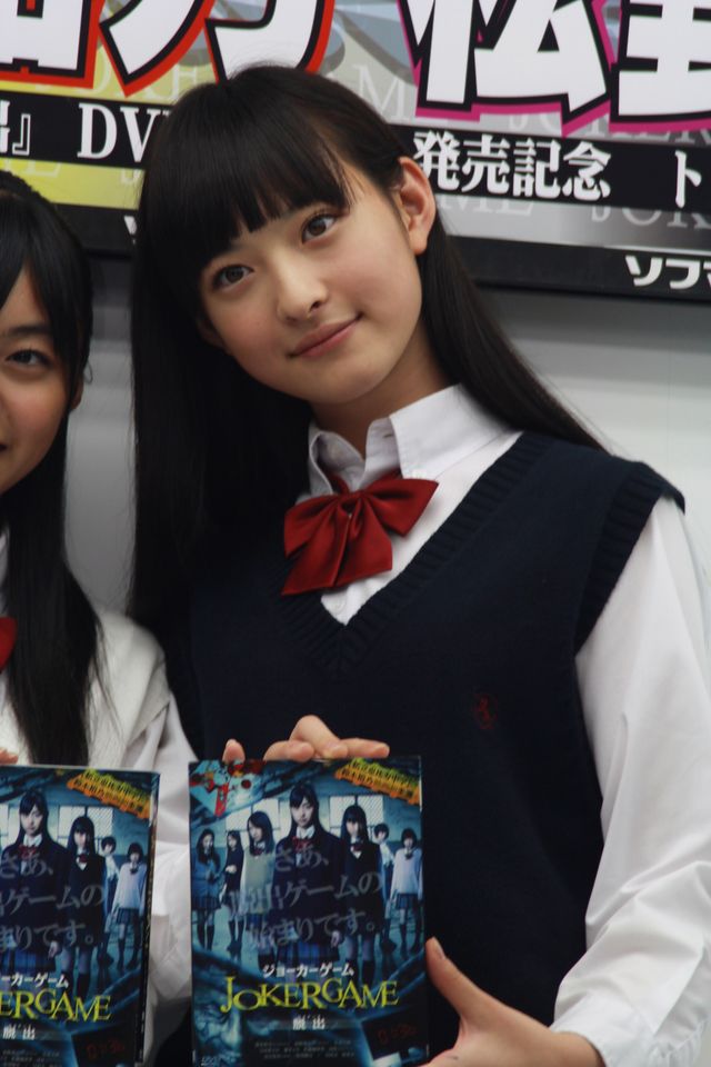 “ももクロの妹分”エビ中の鈴木＆松野　映画『ジョーカーゲーム 脱出』DVD発売記念イベント（12枚目）