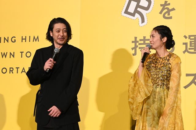 まるで女神！柴咲コウ、シースルーの装いでオダギリジョー、満島ひかりらと登壇　『兄を持ち運べるサイズに』プレミア上映会（5枚目）