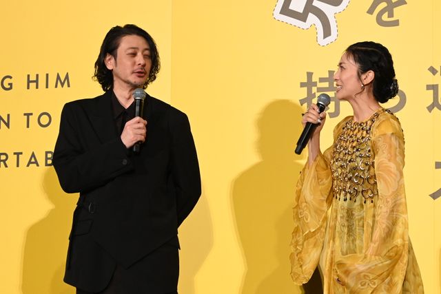 まるで女神！柴咲コウ、シースルーの装いでオダギリジョー、満島ひかりらと登壇　『兄を持ち運べるサイズに』プレミア上映会（6枚目）