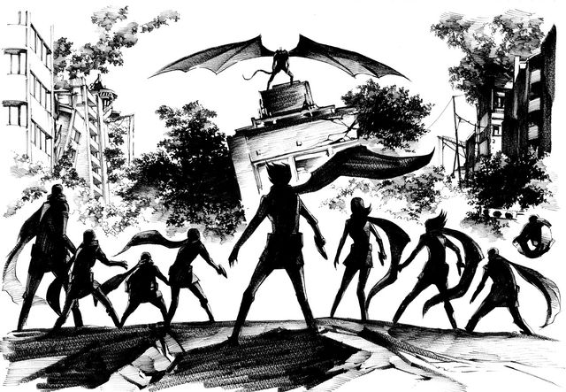 『サイボーグ009VSデビルマン』小説の表紙！フォトギャラリー（2枚目）