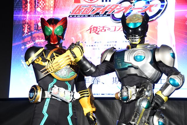 おかえり、アンク！「仮面ライダーオーズ」完結編が公開決定、渡部秀＆三浦涼介ら生報告（10枚目）