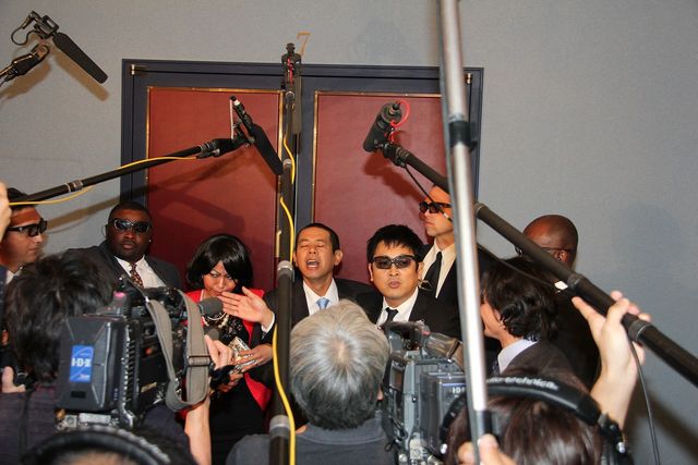 オバマ大統領、ミシェル夫人と来日？ノッチ＆赤プルが物まね！　映画『アメイジング・スパイダーマン2』公開初日イベント写真ギャラリー（2枚目）