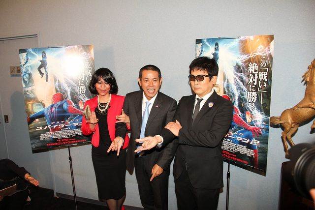 オバマ大統領、ミシェル夫人と来日？ノッチ＆赤プルが物まね！　映画『アメイジング・スパイダーマン2』公開初日イベント写真ギャラリー（3枚目）