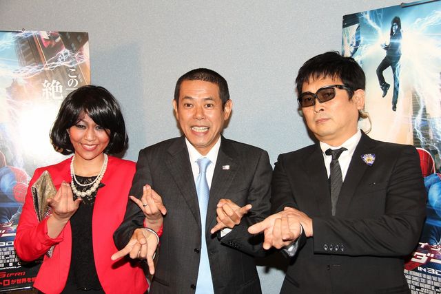 オバマ大統領、ミシェル夫人と来日？ノッチ＆赤プルが物まね！　映画『アメイジング・スパイダーマン2』公開初日イベント写真ギャラリー（4枚目）