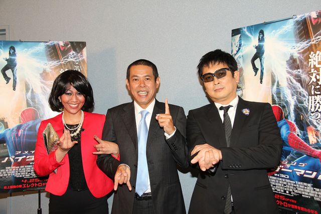 オバマ大統領、ミシェル夫人と来日？ノッチ＆赤プルが物まね！　映画『アメイジング・スパイダーマン2』公開初日イベント写真ギャラリー（5枚目）