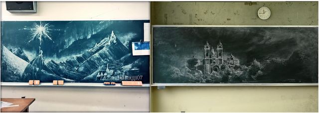 『アナ雪』黒板アートで話題の女子高生、宮部みゆき新作のカバーイラストを担当（3枚目）