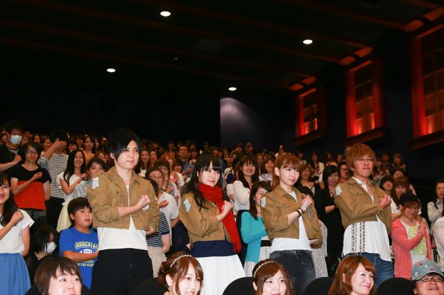 『進撃の巨人』人気声優たちが「心臓を捧げよ」！初日フォトギャラリー：フォトギャラリー