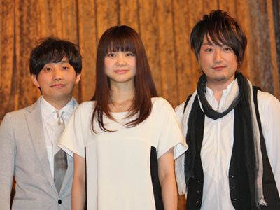 いきものがかりの3人（水野良樹、吉岡聖恵、山下穂尊）