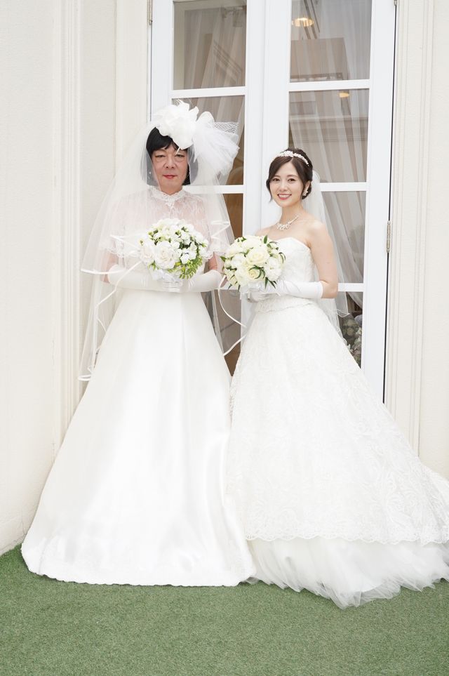 白石麻衣、ウエディングドレス姿が可愛すぎ！ドラマ「俺のスカート、どこ行った？」（3枚目）