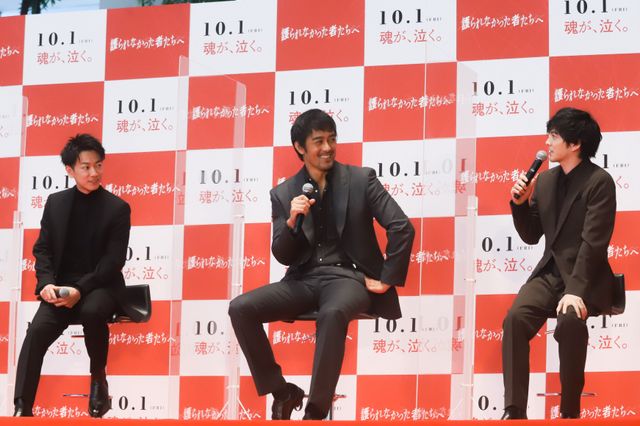 佐藤健＆林遣都、撮影で阿部寛のタフさに驚き！『護られなかった者たちへ』公開直前トークイベント（5枚目）