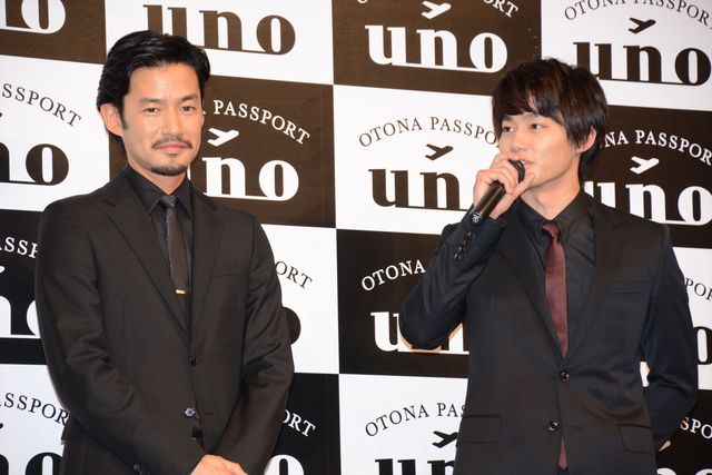 竹野内豊、窪田正孝、野村周平が共演！「uno」新CM発表会フォトギャラリー（9枚目）