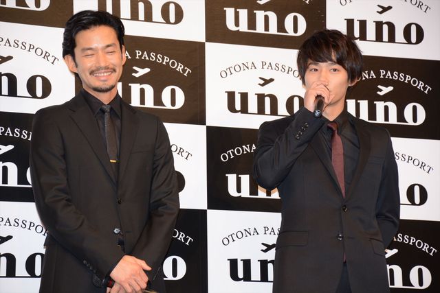 竹野内豊、窪田正孝、野村周平が共演！「uno」新CM発表会フォトギャラリー（10枚目）
