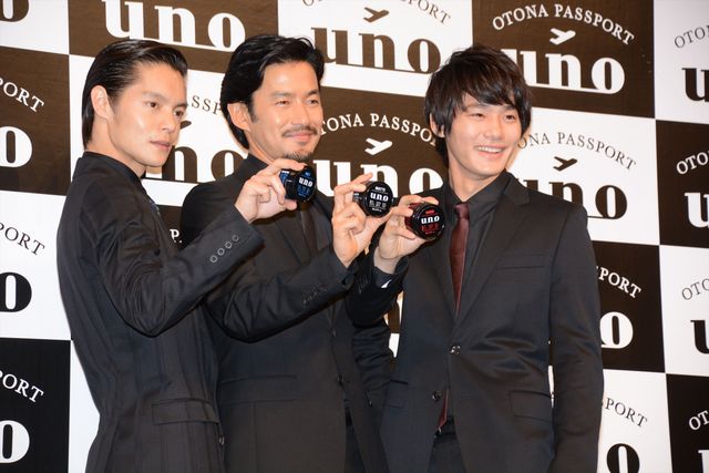竹野内豊、窪田正孝、野村周平が共演！「uno」新CM発表会フォトギャラリー（18枚目）