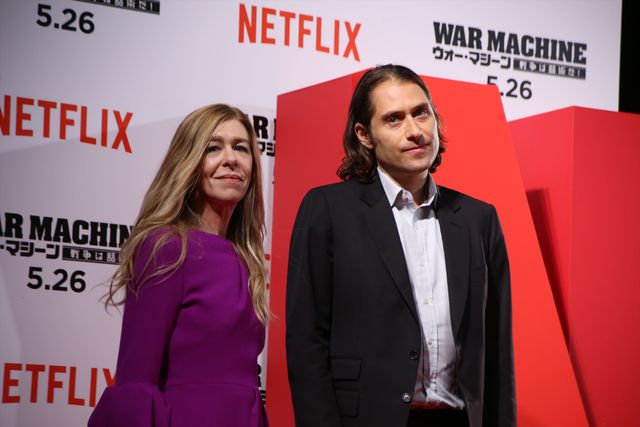 お茶目なポーズもいっぱい…！ブラピ来日『ウォー・マシーン：戦争は話術だ！』ジャパンプレミア（7枚目）