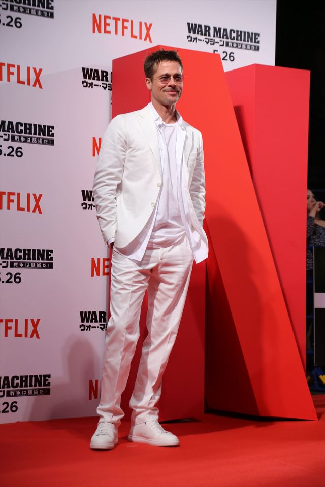 お茶目なポーズもいっぱい…！ブラピ来日『ウォー・マシーン：戦争は話術だ！』ジャパンプレミア（16枚目）