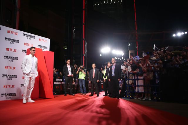 お茶目なポーズもいっぱい…！ブラピ来日『ウォー・マシーン：戦争は話術だ！』ジャパンプレミア（17枚目）