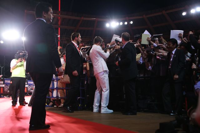 お茶目なポーズもいっぱい…！ブラピ来日『ウォー・マシーン：戦争は話術だ！』ジャパンプレミア（18枚目）