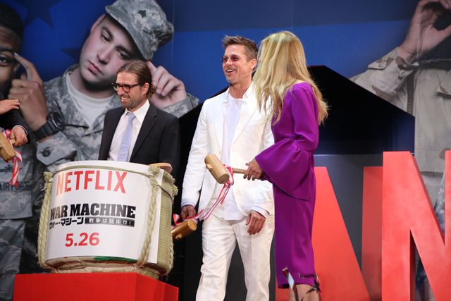 お茶目なポーズもいっぱい…！ブラピ来日『ウォー・マシーン：戦争は話術だ！』ジャパンプレミア（38枚目）