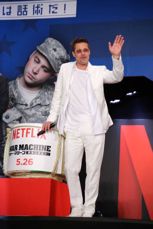 お茶目なポーズもいっぱい…！ブラピ来日『ウォー・マシーン：戦争は話術だ！』ジャパンプレミア（40枚目）