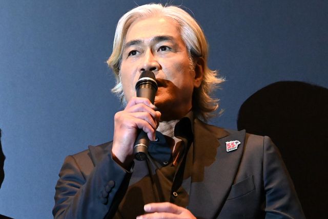 PLAN-D所属を発表した樋口隆則（『アギト－超能力戦争－』初日舞台あいさつ）