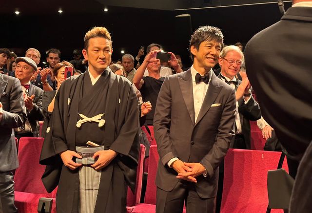 笑い合う西島秀俊＆北野武監督！カンヌ映画祭『首』公式上映の様子（26枚目）
