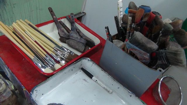 なかなか見られません！手描き映画看板が完成するまで……フォトギャラリー（4枚目）