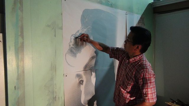 なかなか見られません！手描き映画看板が完成するまで……フォトギャラリー（12枚目）