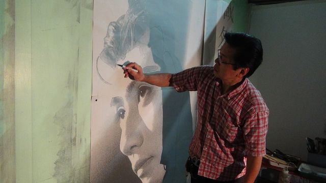 なかなか見られません！手描き映画看板が完成するまで……フォトギャラリー（14枚目）