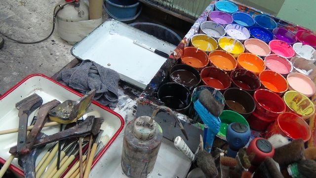 なかなか見られません！手描き映画看板が完成するまで……フォトギャラリー（20枚目）