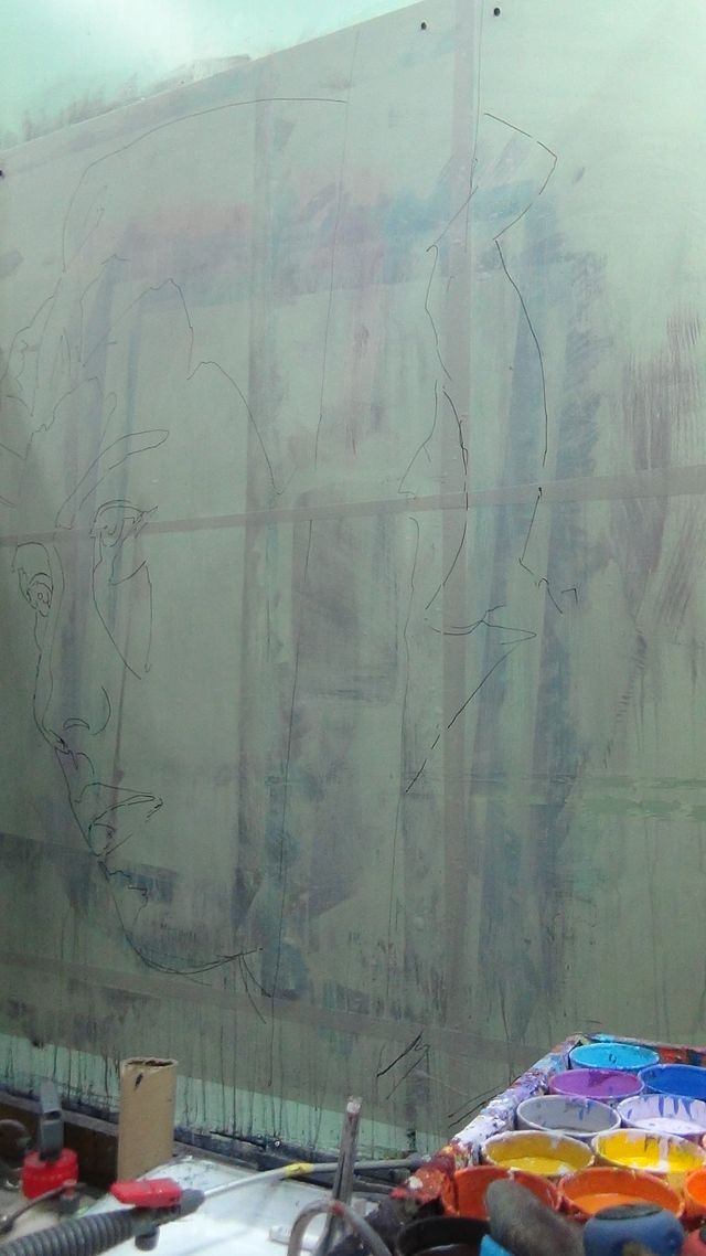 なかなか見られません！手描き映画看板が完成するまで……フォトギャラリー（21枚目）