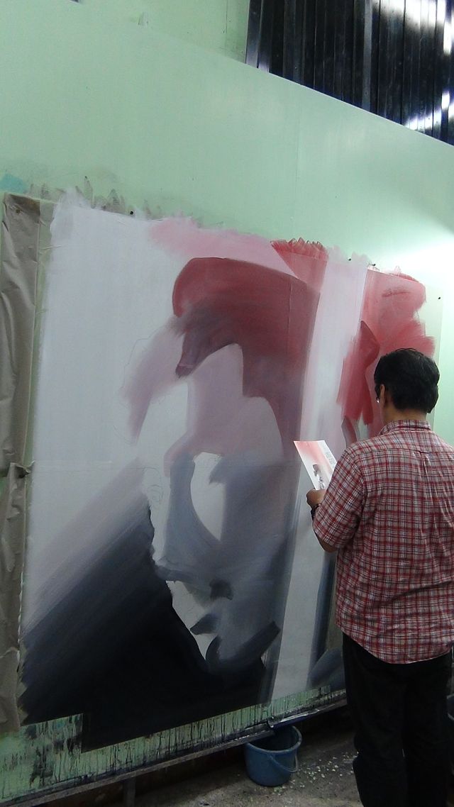 なかなか見られません！手描き映画看板が完成するまで……フォトギャラリー（27枚目）