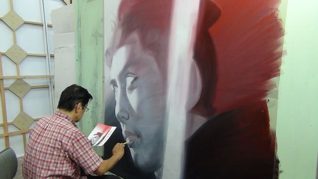 なかなか見られません！手描き映画看板が完成するまで……フォトギャラリー（30枚目）